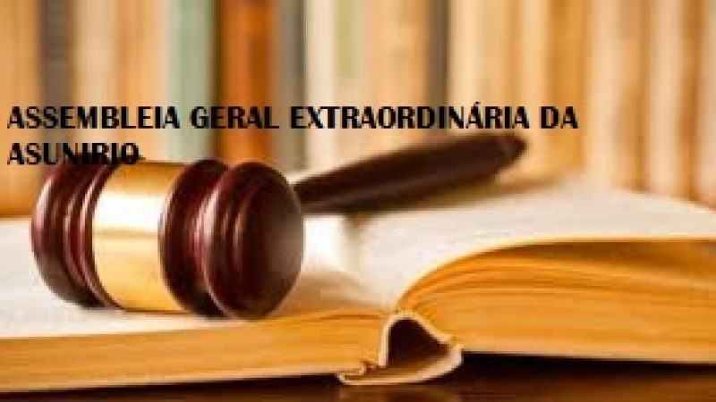 Assembleia Geral Extraordinária em 05 de novembro de 2019 Assembleia Geral Extraordinária em 05 de novembro de 2019