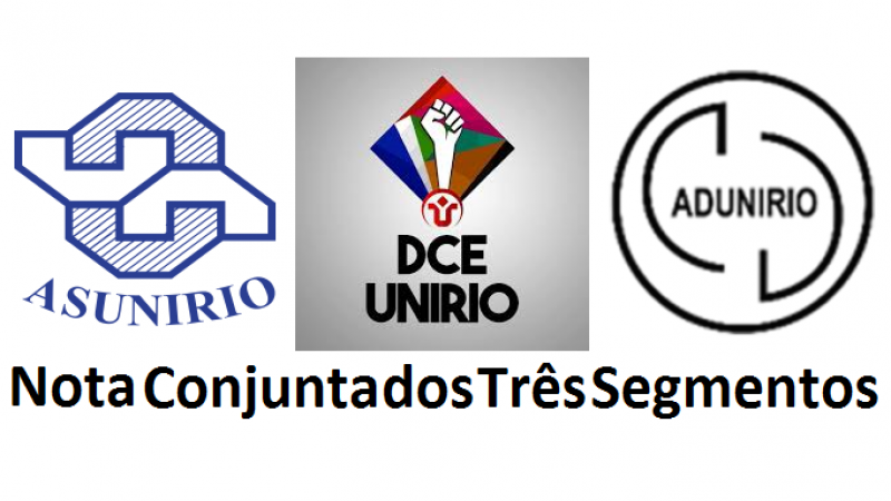 Nota Conjunta dos Três Segmentos Nota Conjunta dos Três Segmentos