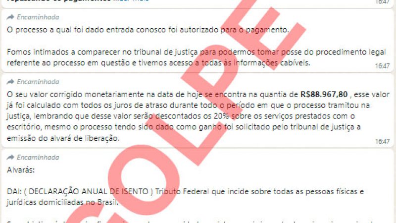 ALERTA! Tentativa de GOLPE contra associados da ASUNIRIO