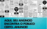 Publicação da convocação da Assembleia Geral Extraordinária nos Classificados do Jornal Extra