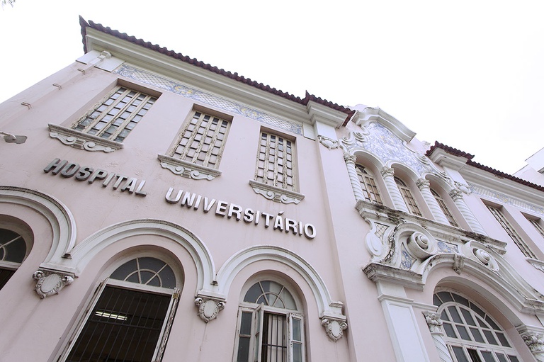 Hospital Universitário Gaffrée e Guinle (HUGG). Foto: divulgação